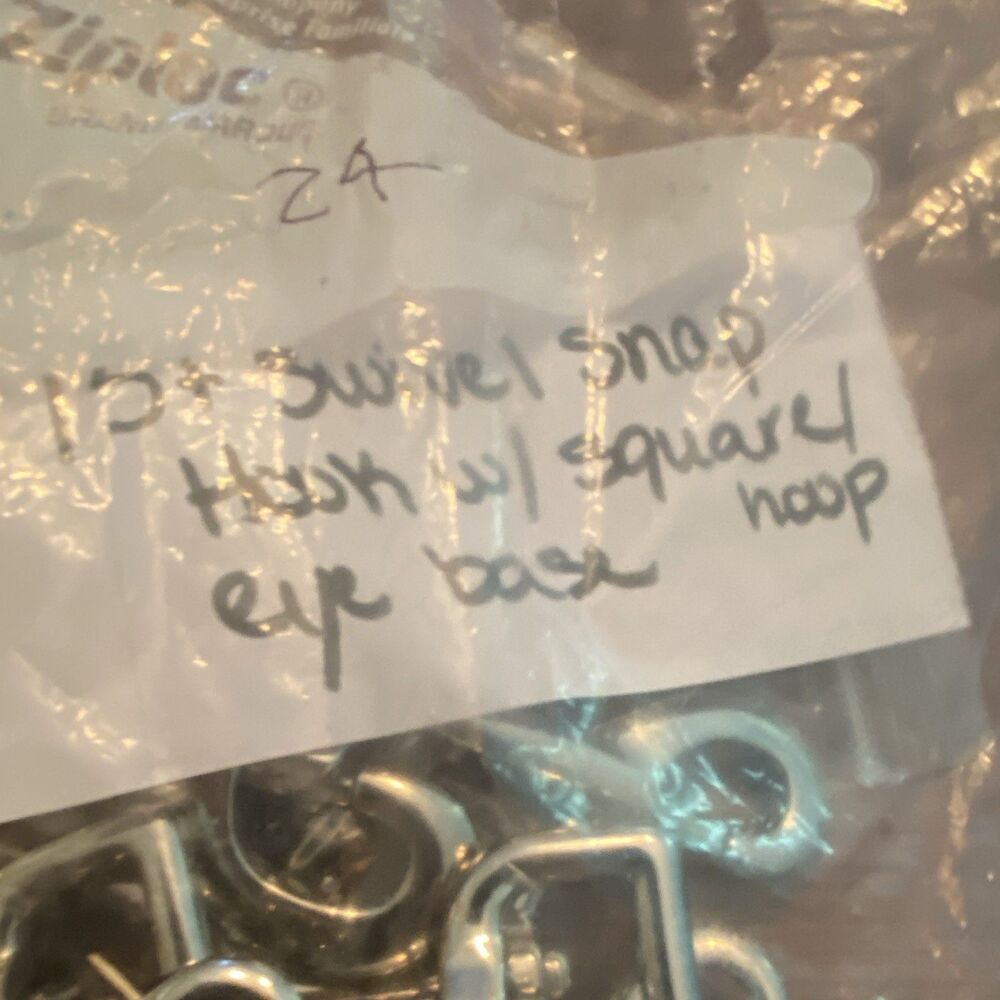 15+ Swivel Snaps, Hooks, Square Hoops, Hardware